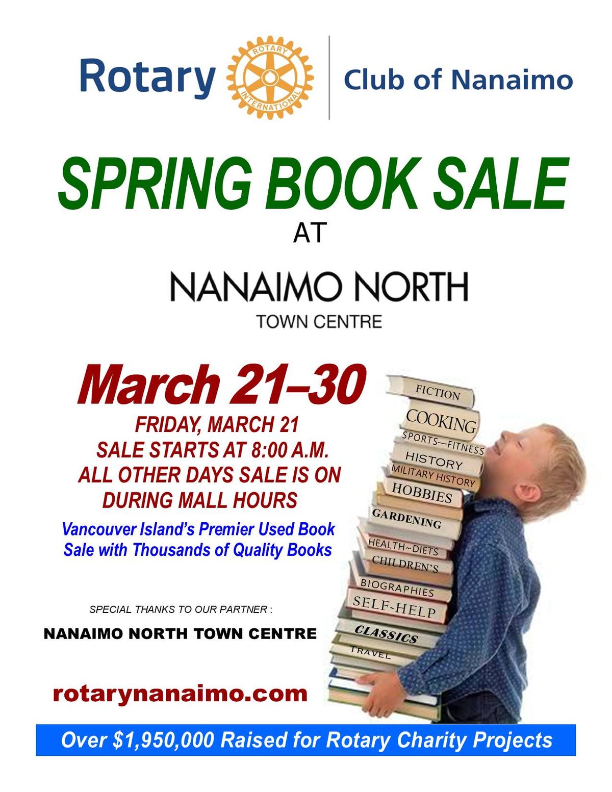 Rotary Nanaimo Book Sale