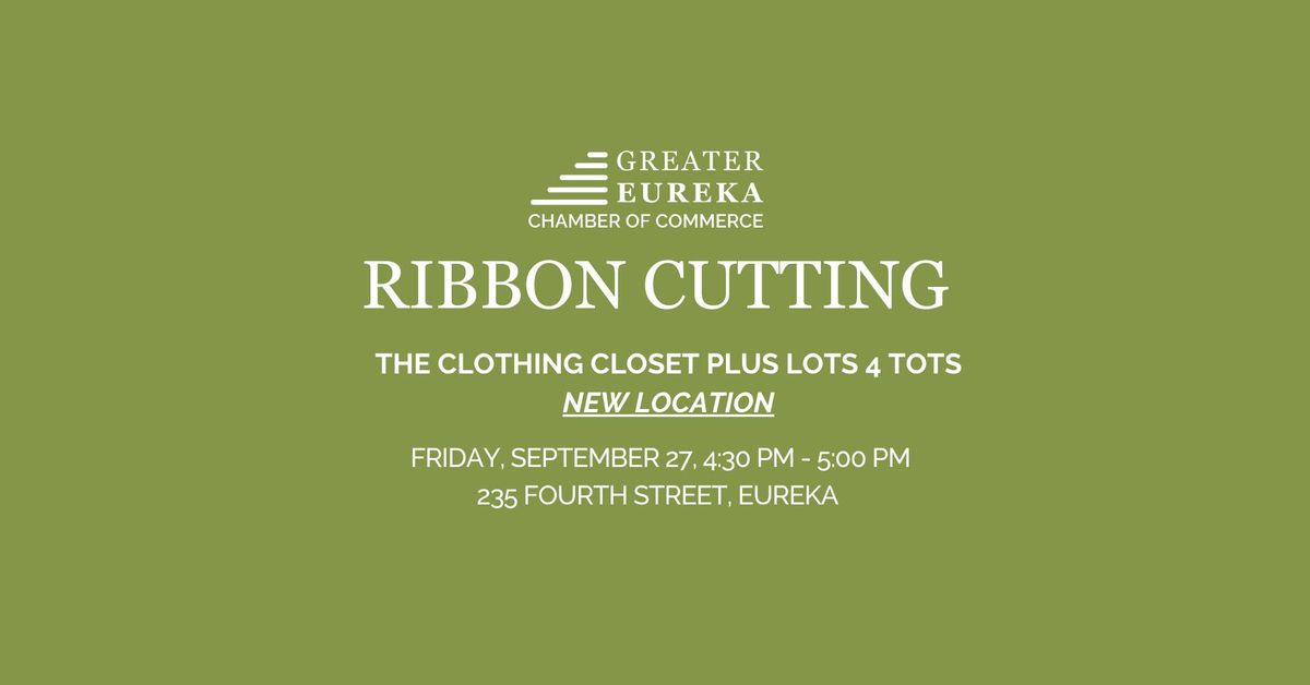 Ribbon Cutting: The Clothing Closet Plus Lots 4 Tots