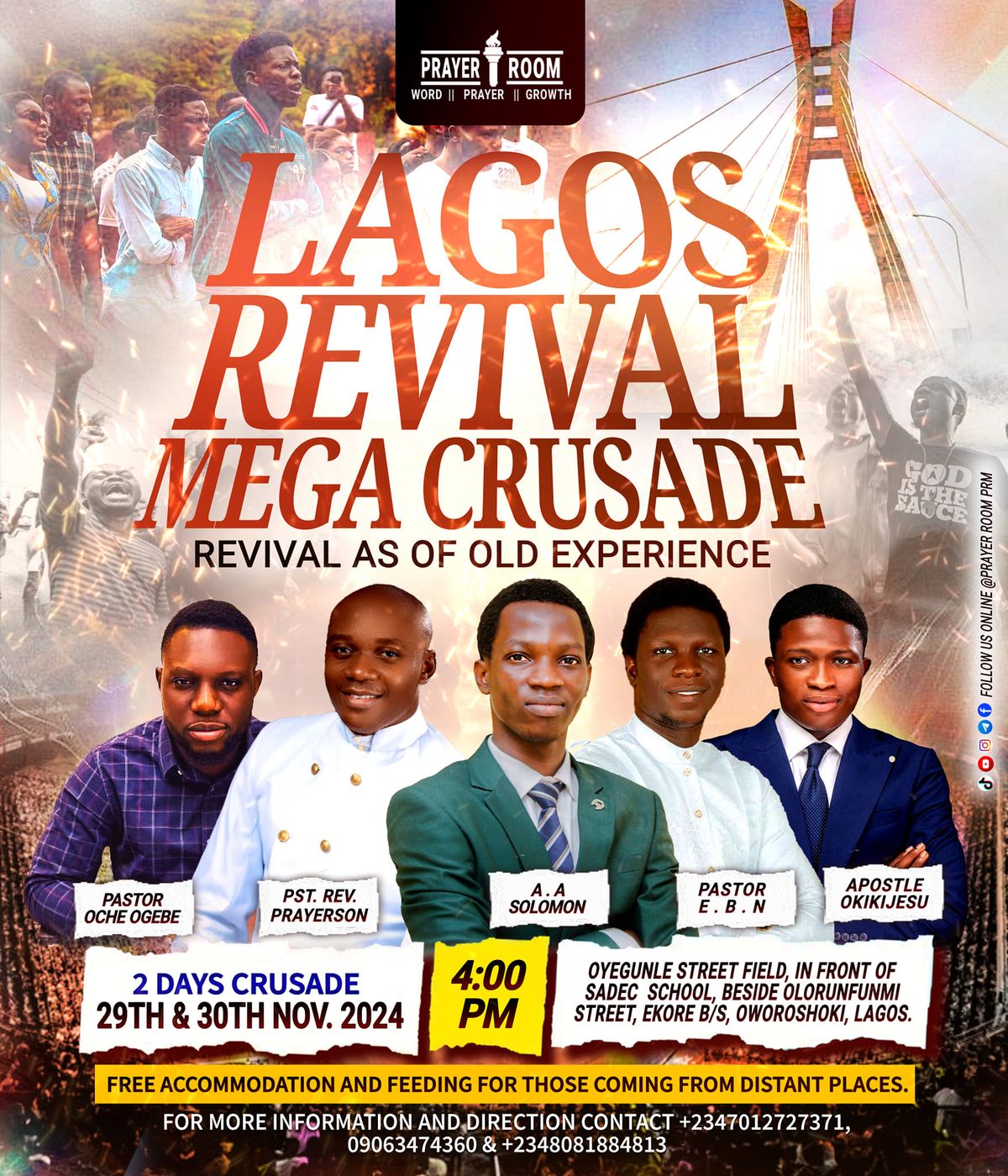 LAGOS REVIVAL MEGA CRUSADE 