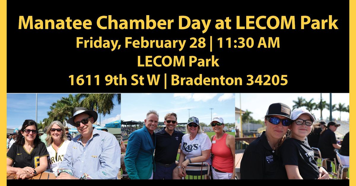 Manatee Chamber Day at LECOM Park