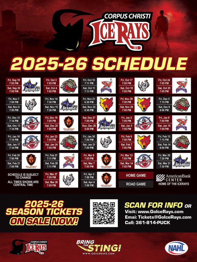 Corpus Christi IceRays at Shreveport Mudbugs at Hirsch Memorial Coliseum