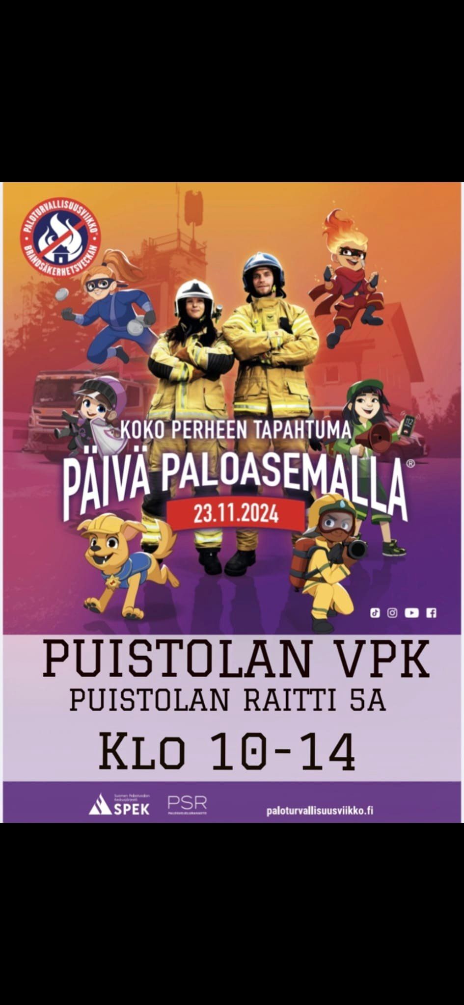 P\u00e4iv\u00e4 Paloasemalla Puistolan VPK 