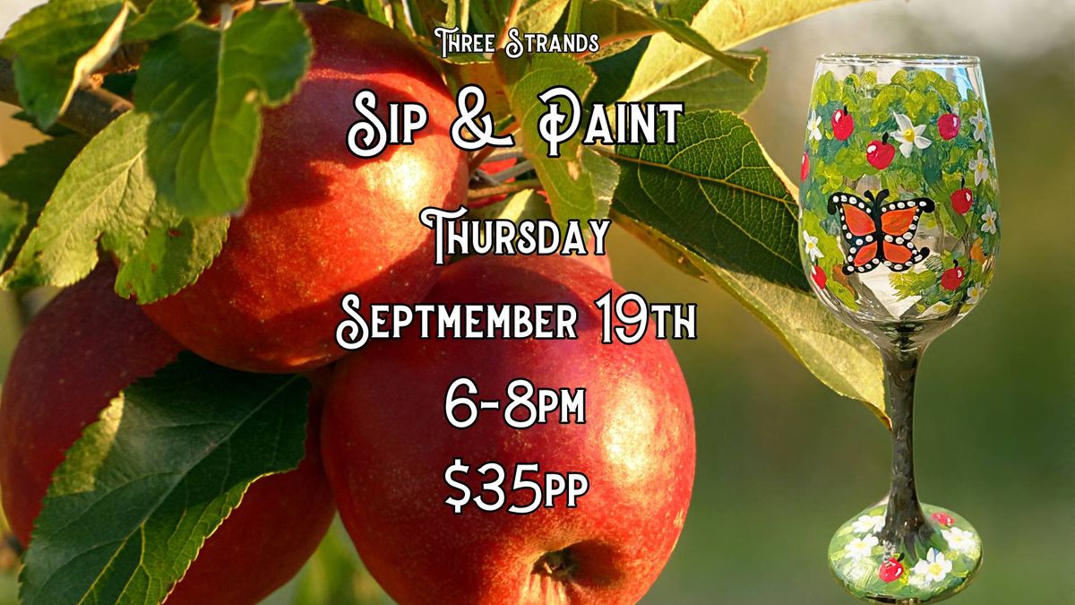 Apple Tree Sip & Paint