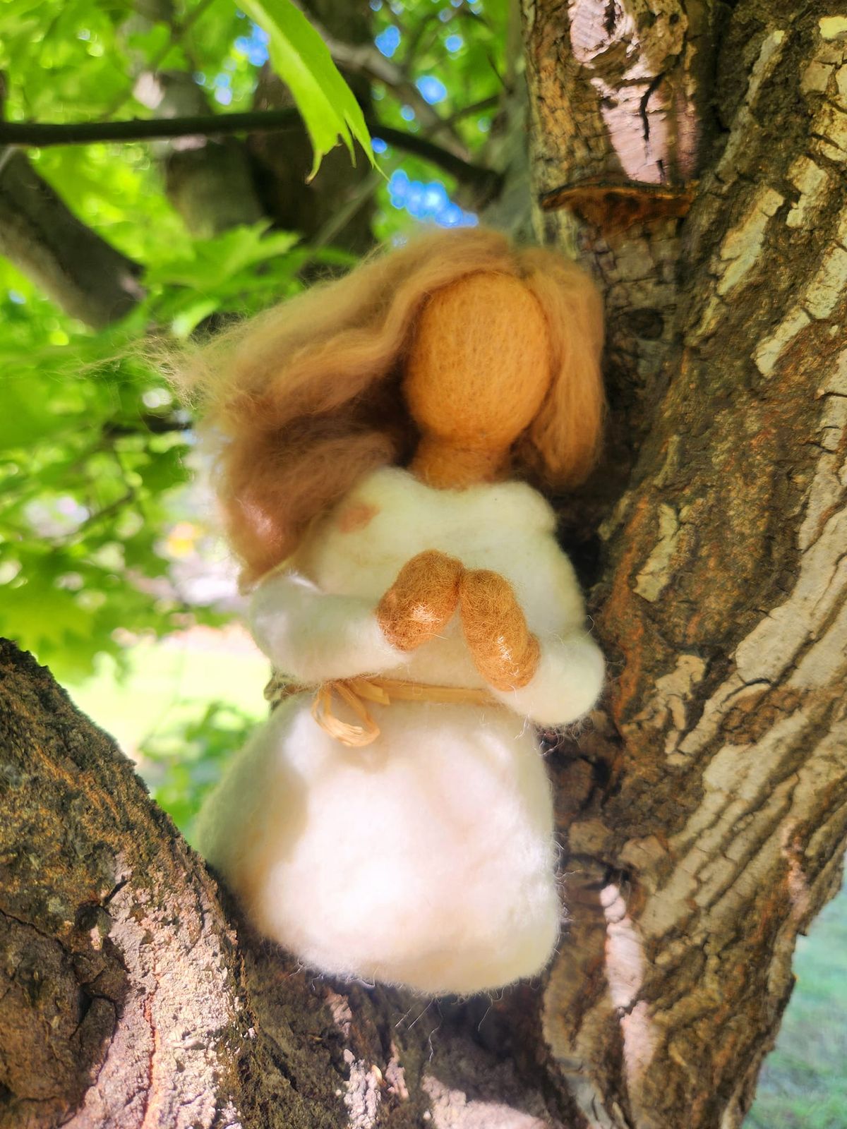 Felted Angel Doll Making