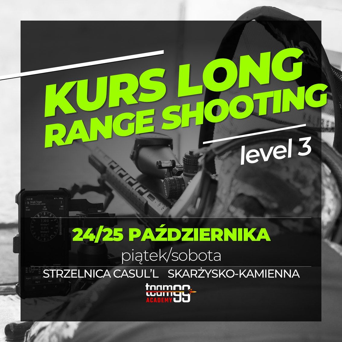 Kurs Long Range Shooting - LVL3