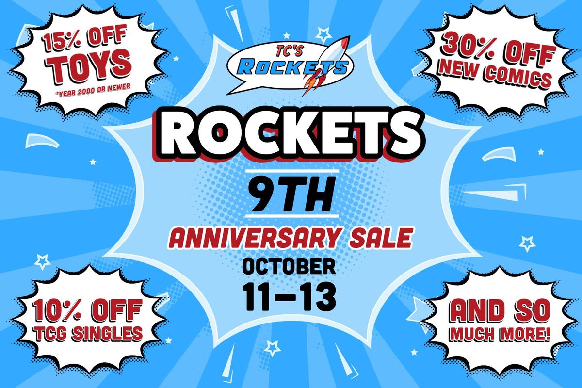 \ud83d\ude80\ud83c\udf89 Rockets Anniversary Sale \ud83c\udf89\ud83d\ude80