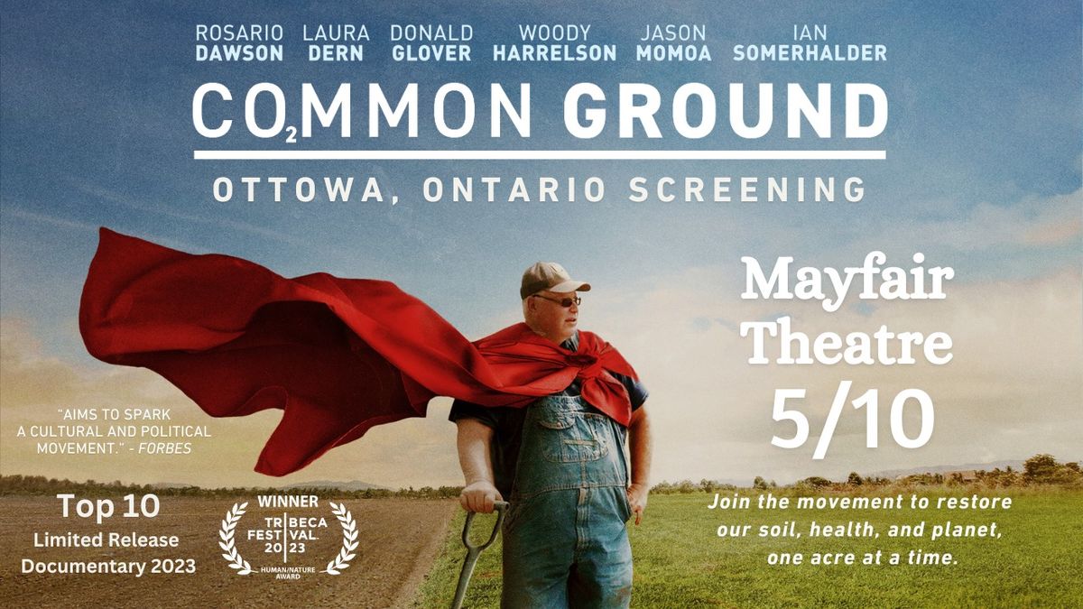 Common Ground: Film Screening in Ottawa, Ontario