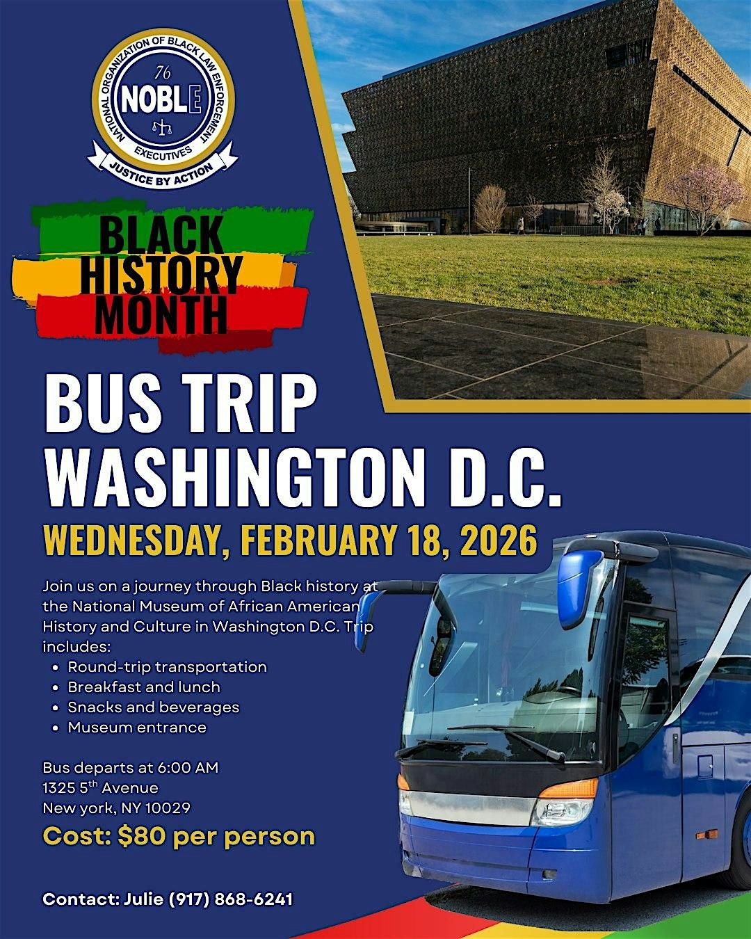 NOBLE NY Black History Month Journey to DC