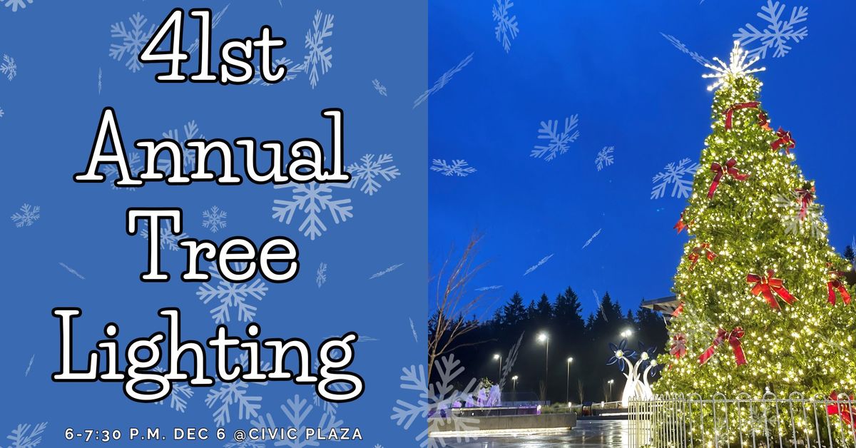 41st Annual Tree Lighting in Mountlake Terrace