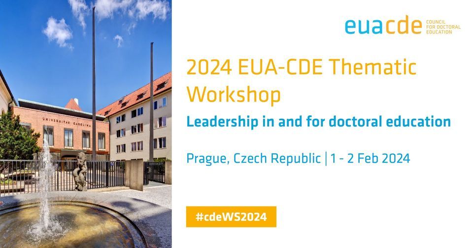 2024 EUA-CDE Thematic Workshop: Leadership in and for doctoral education
