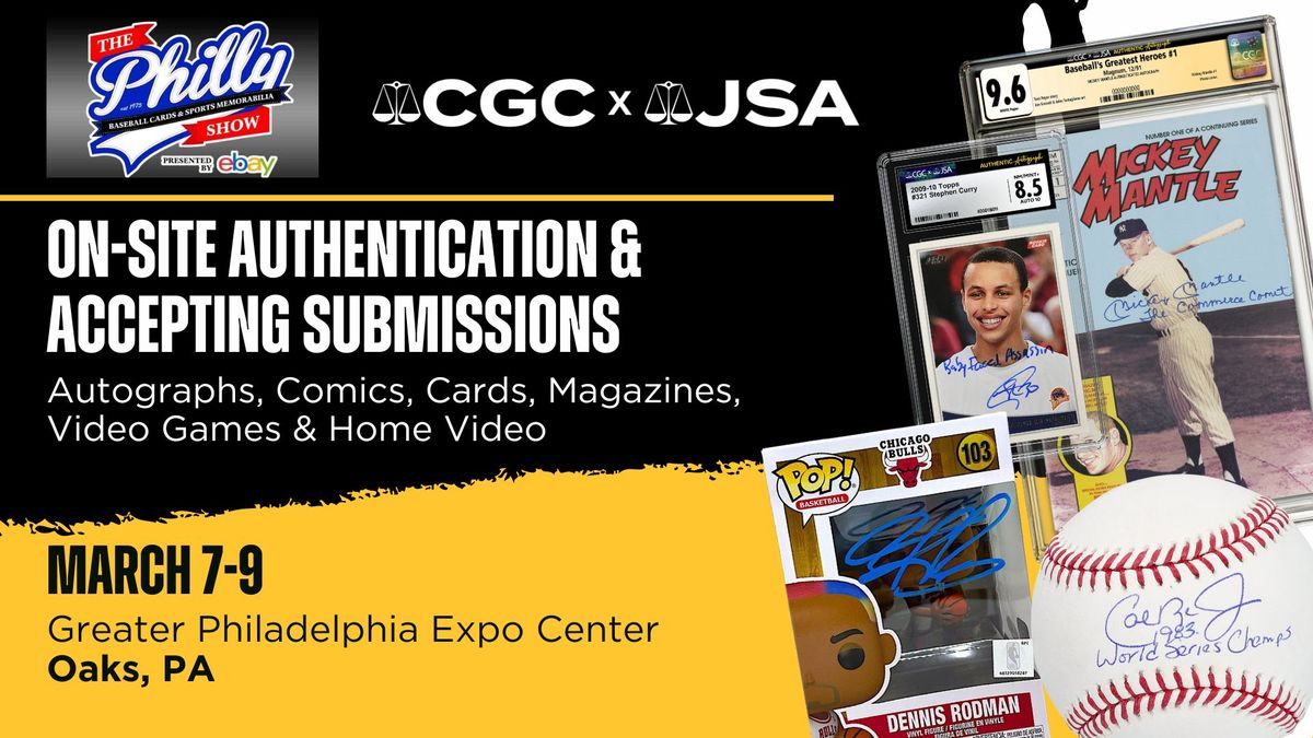 CGC x JSA at the Philly Show