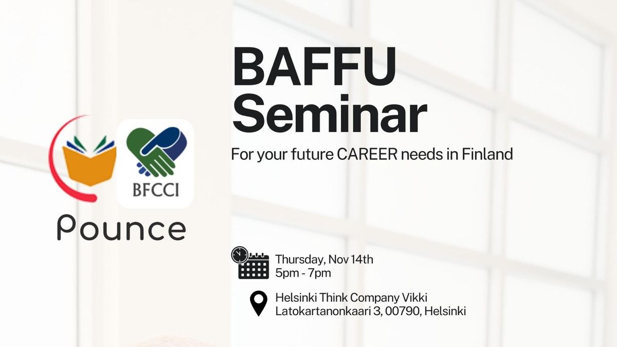 BAFFU seminar - focusing on career guidance