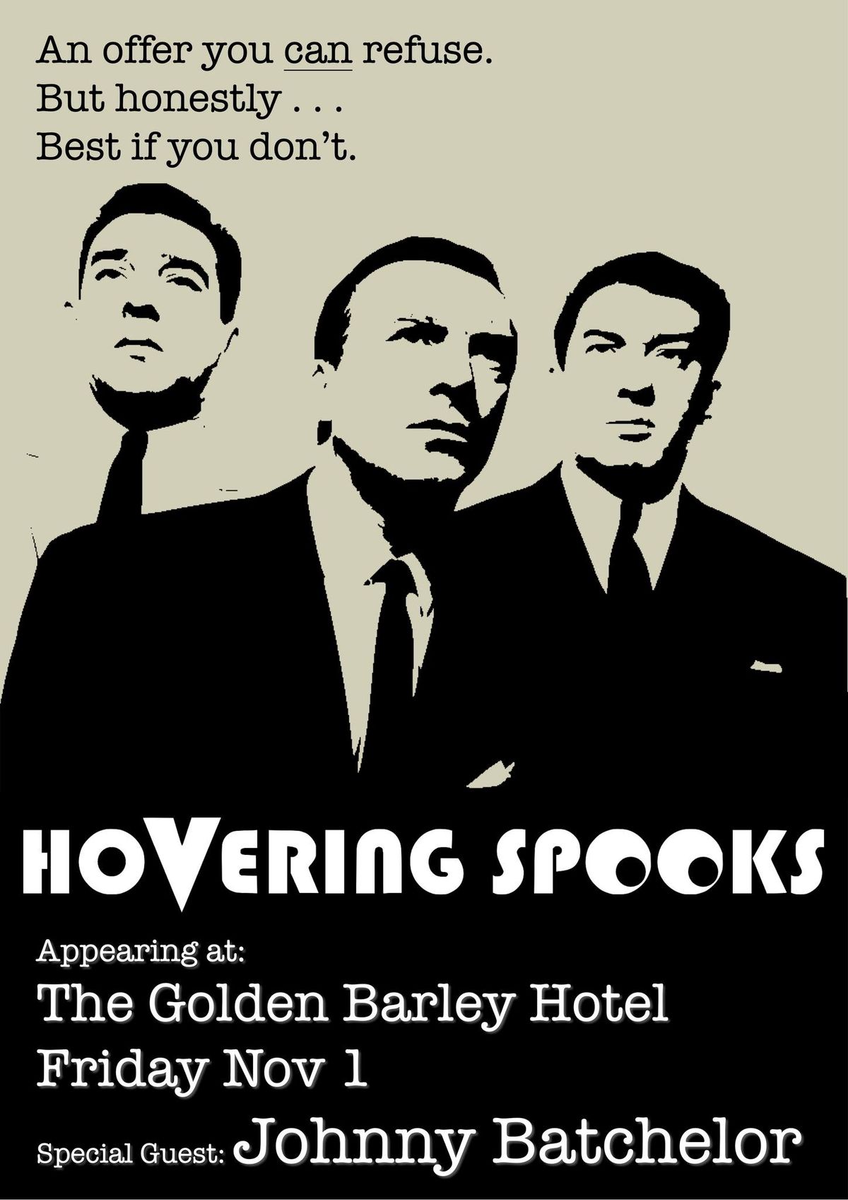 Hovering Spooks and Johnny Batchelor Bears play the Golden Barley