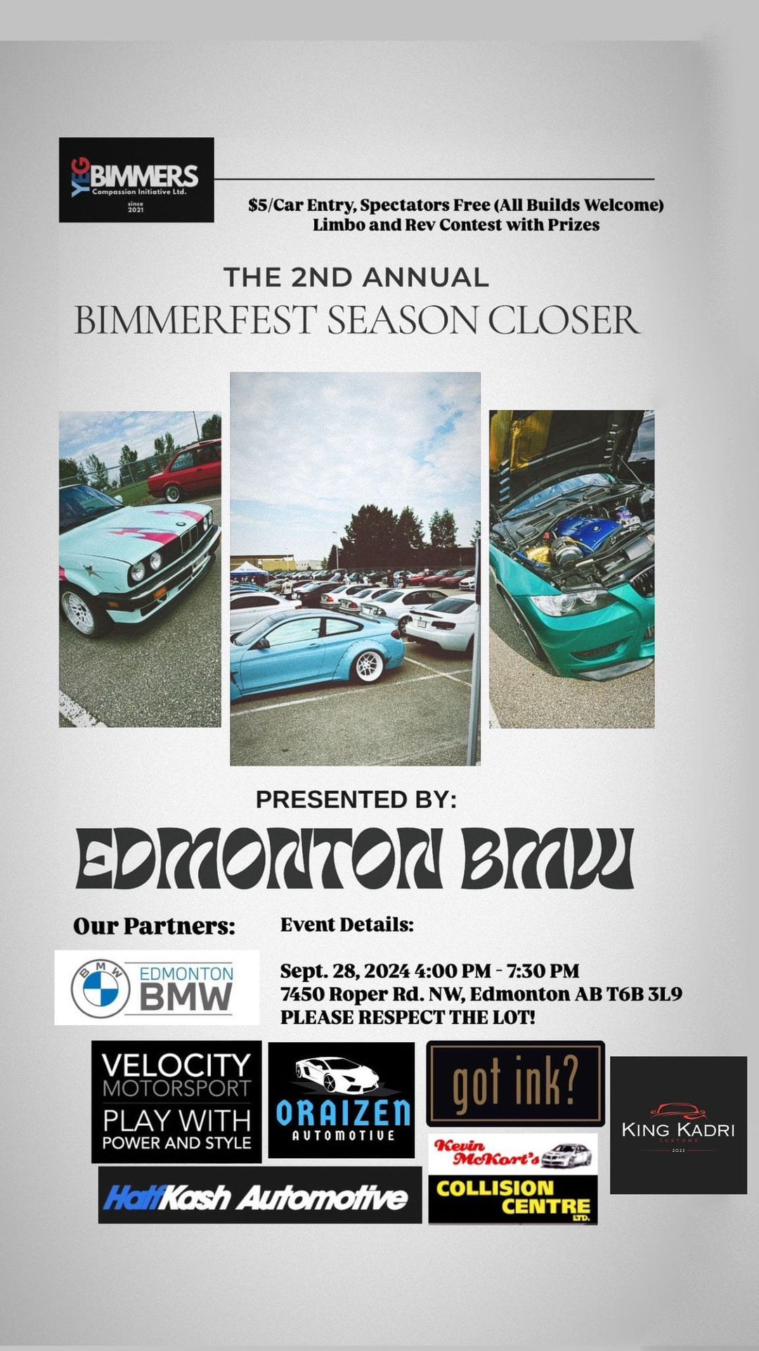 YEG BIMMERS presents 2nd ANNUAL SEASON CLOSER