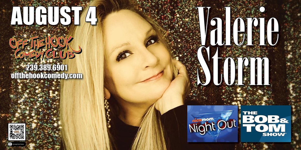 Comedian Valerie Storm live at  Off The Hook Comedy Club in Naples, Florida