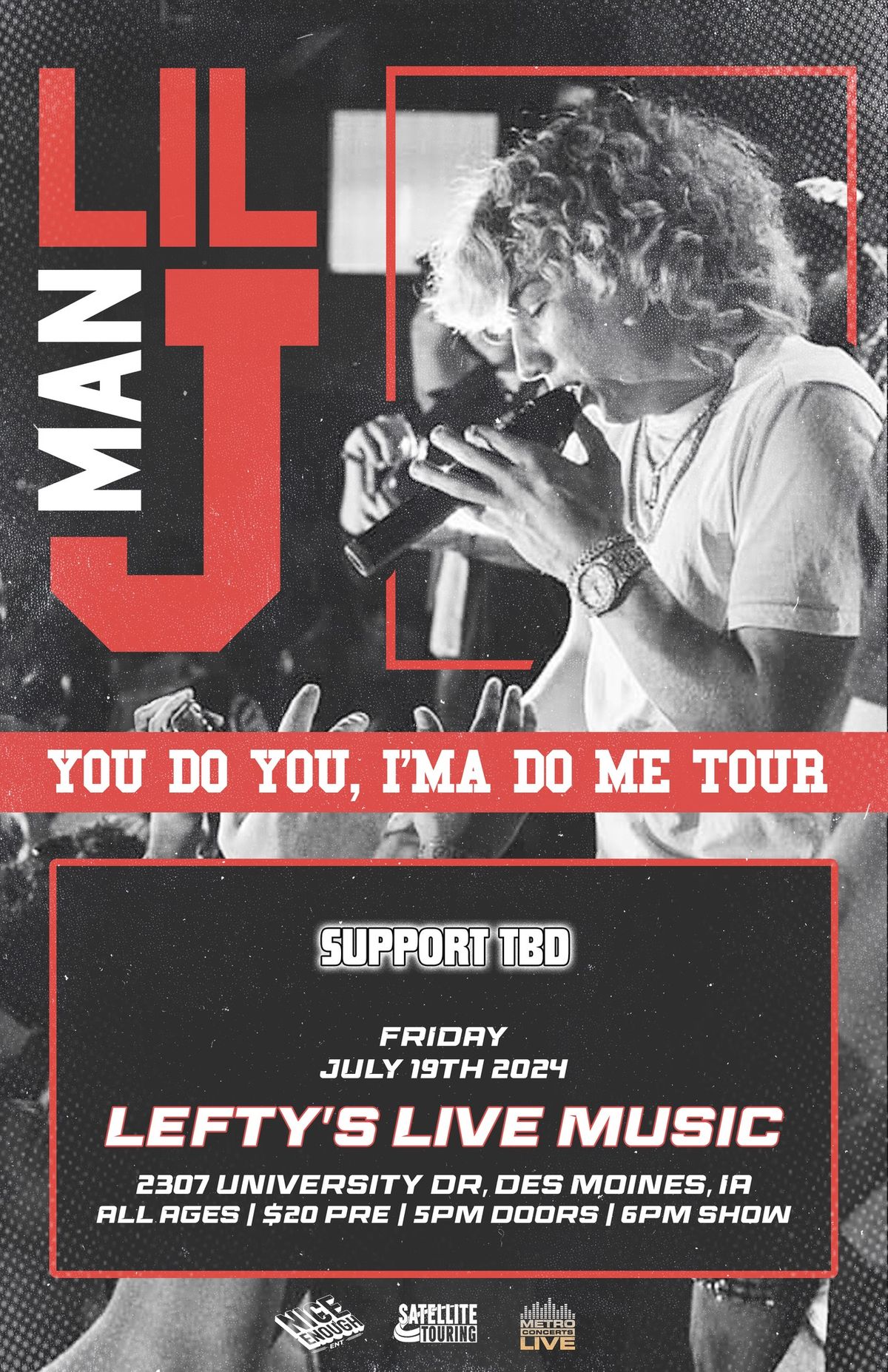 Lil Man J live at Leftys!  (Des Moines)