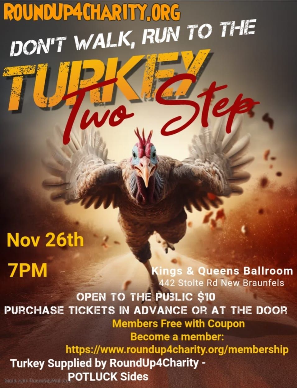 Turkey Two Step - Thanksgiving Feast & Dance