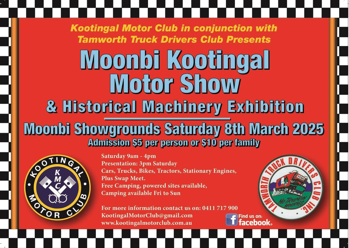 2025 Moonbi Kootingal Motor Show and Historical Machinery Exhibition