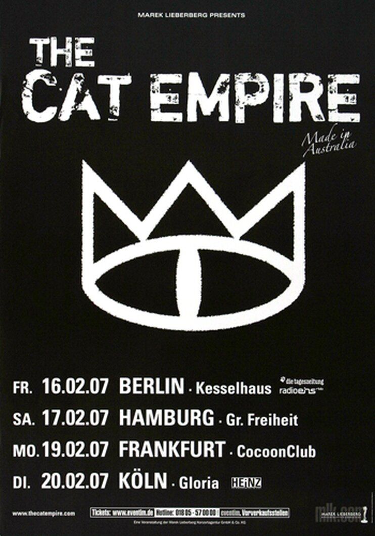 The Cat Empire Berlin Tickets