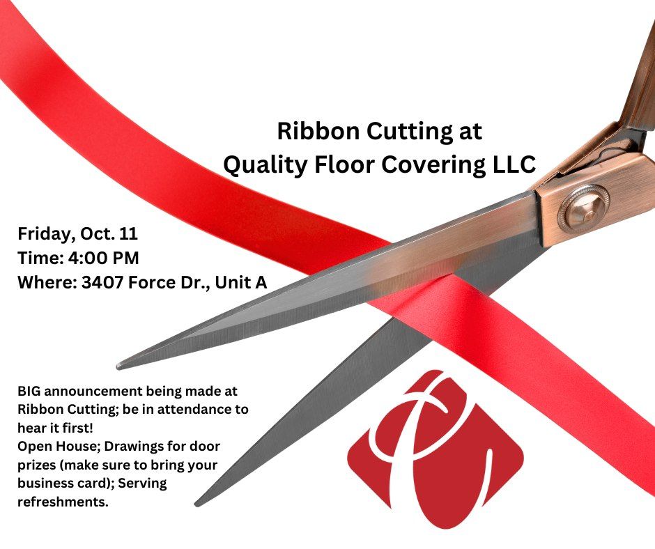 Ribbon Cutting for Quality Floor Covering LLC