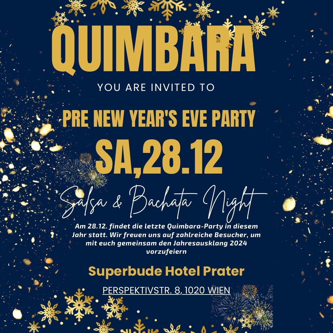 Quimbara Pre New Year\u2018s eve Party Salsa & Bachata