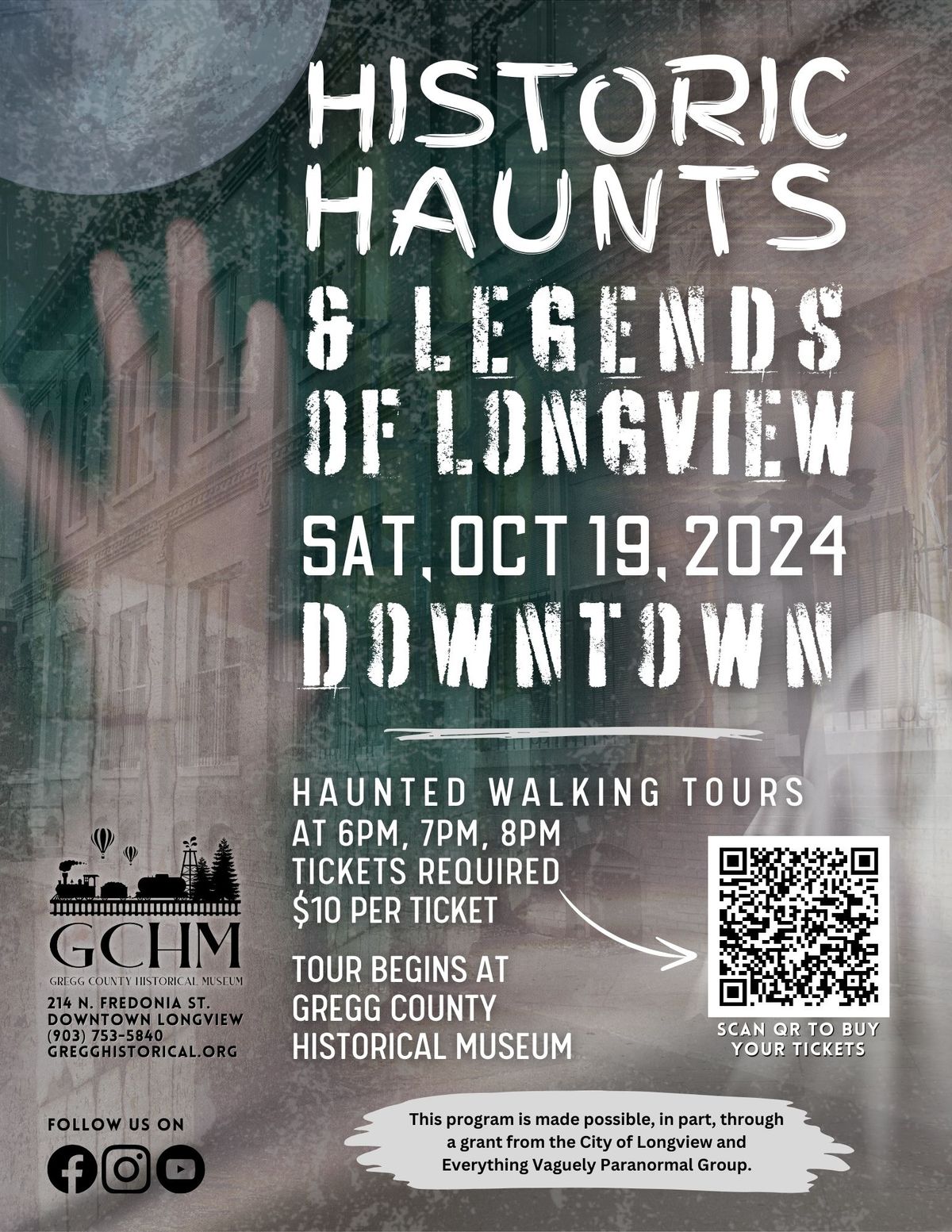 Historic Haunts & Legends of Longview Tour