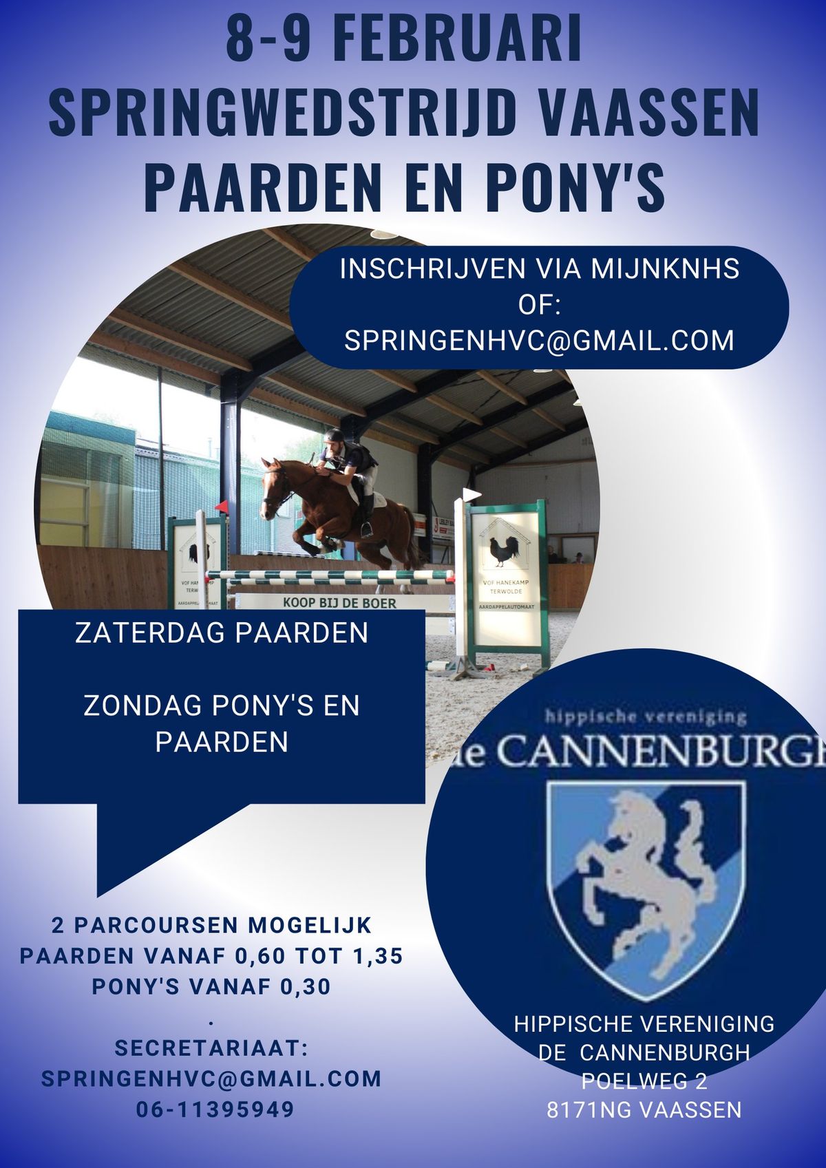 Springwedstrijd Pony's en Paarden