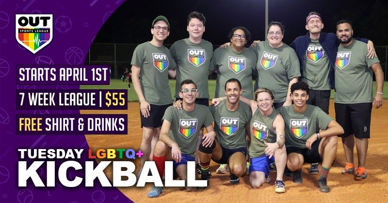 LGBTQ+ Tuesday Kickball League 