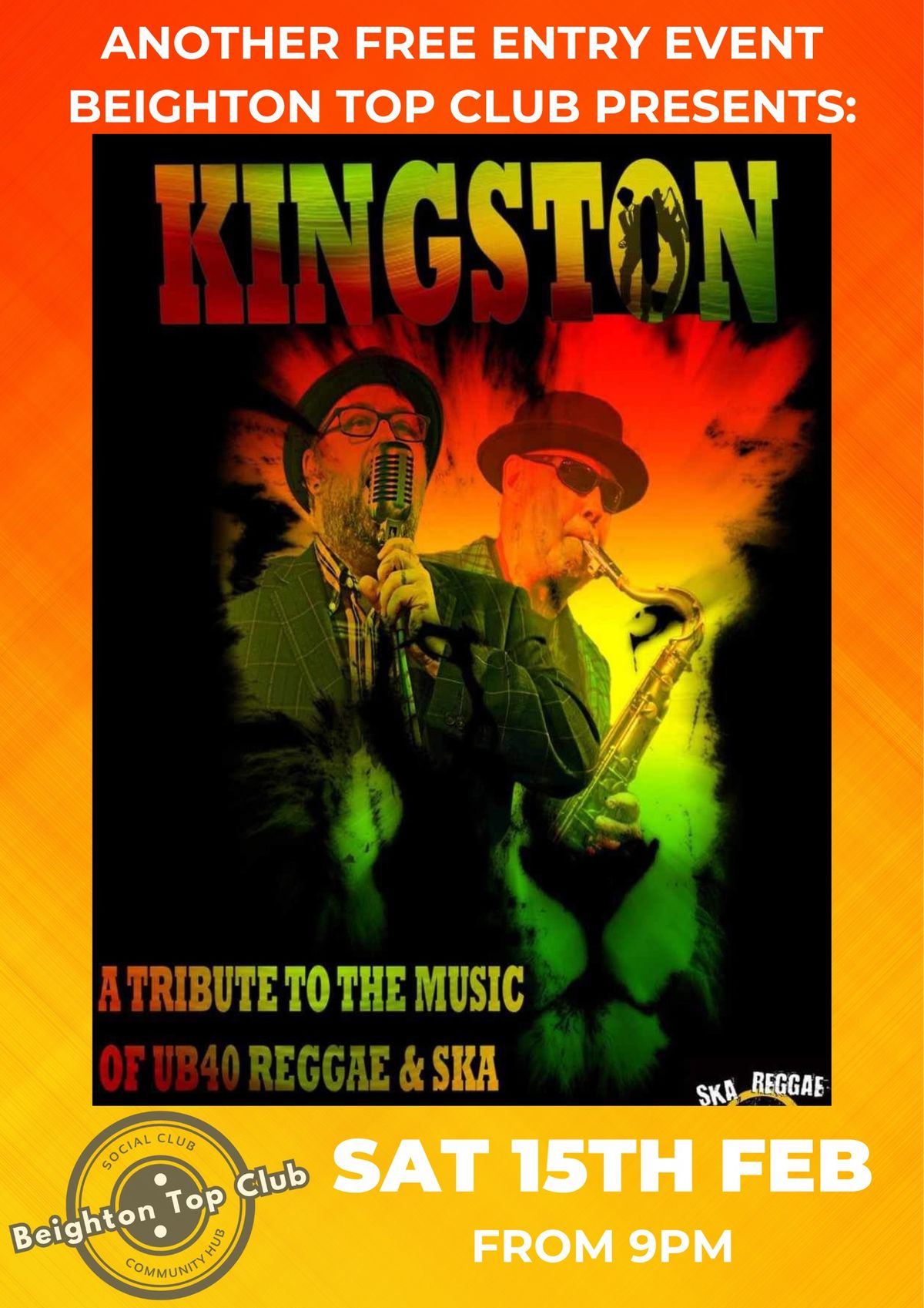 Kingston Ska Duo - Sat 15th Feb 2025