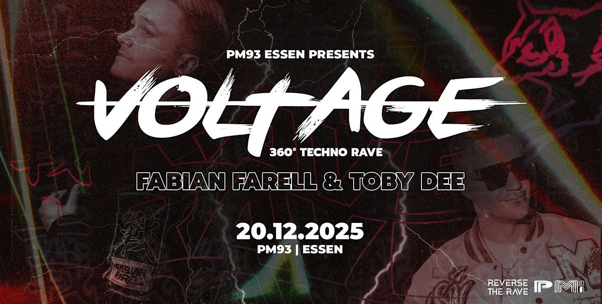 VOLTAGE ROOM x  REVERSE THE RAVE | 360 GRAD TECHNO RAVE | PM93 ESSEN