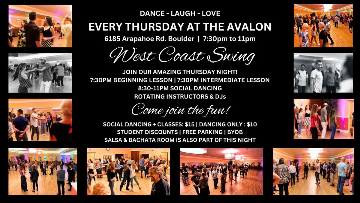 West Coast Swing Dance & Lessons! Katie & Terra are teaching!