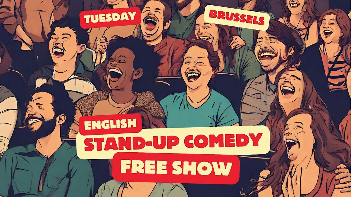 Comedy & Cocktails Tuesday: FREE English Stand-Up in Brussels!