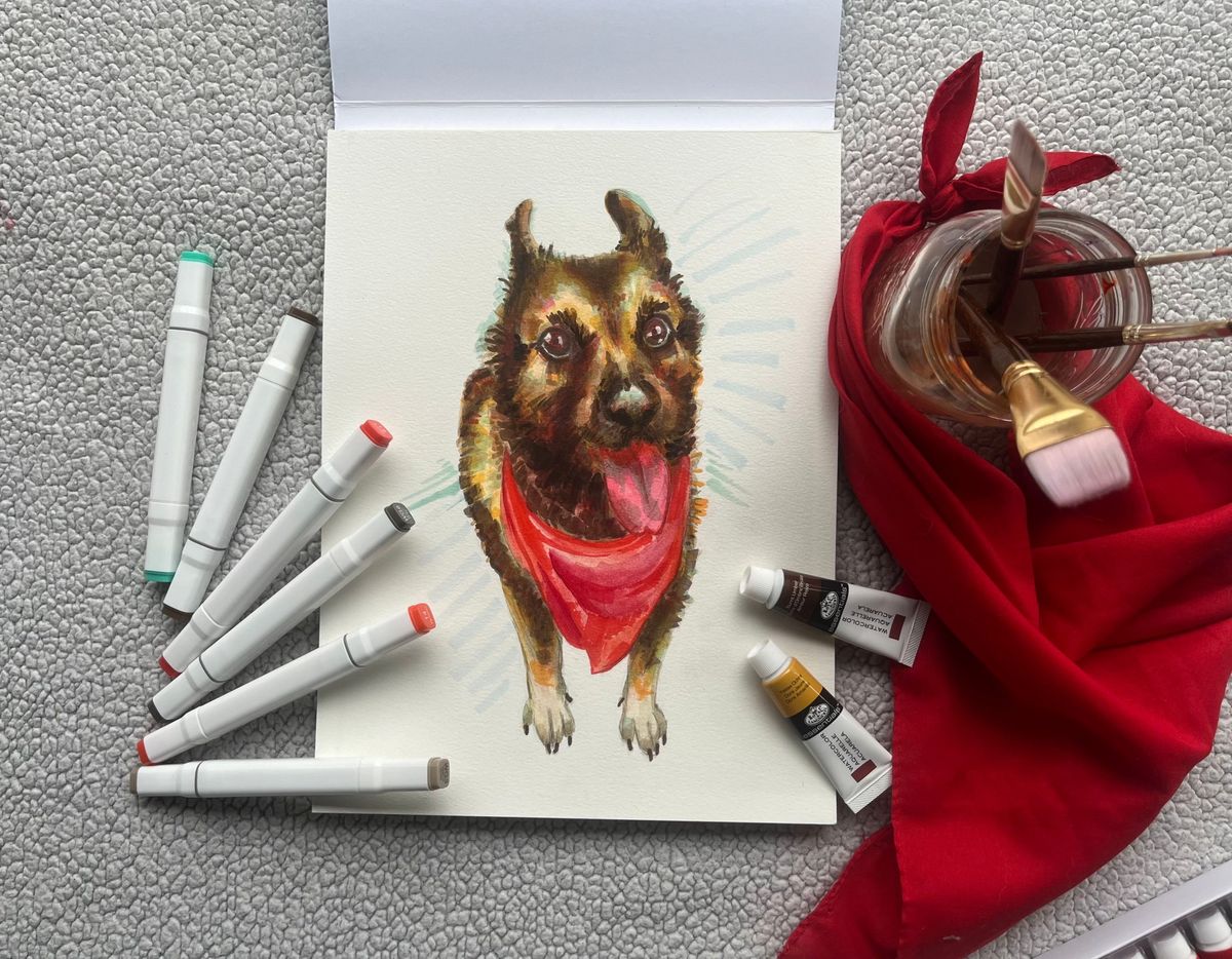 Paint Your Pet Mixed Media Workshop