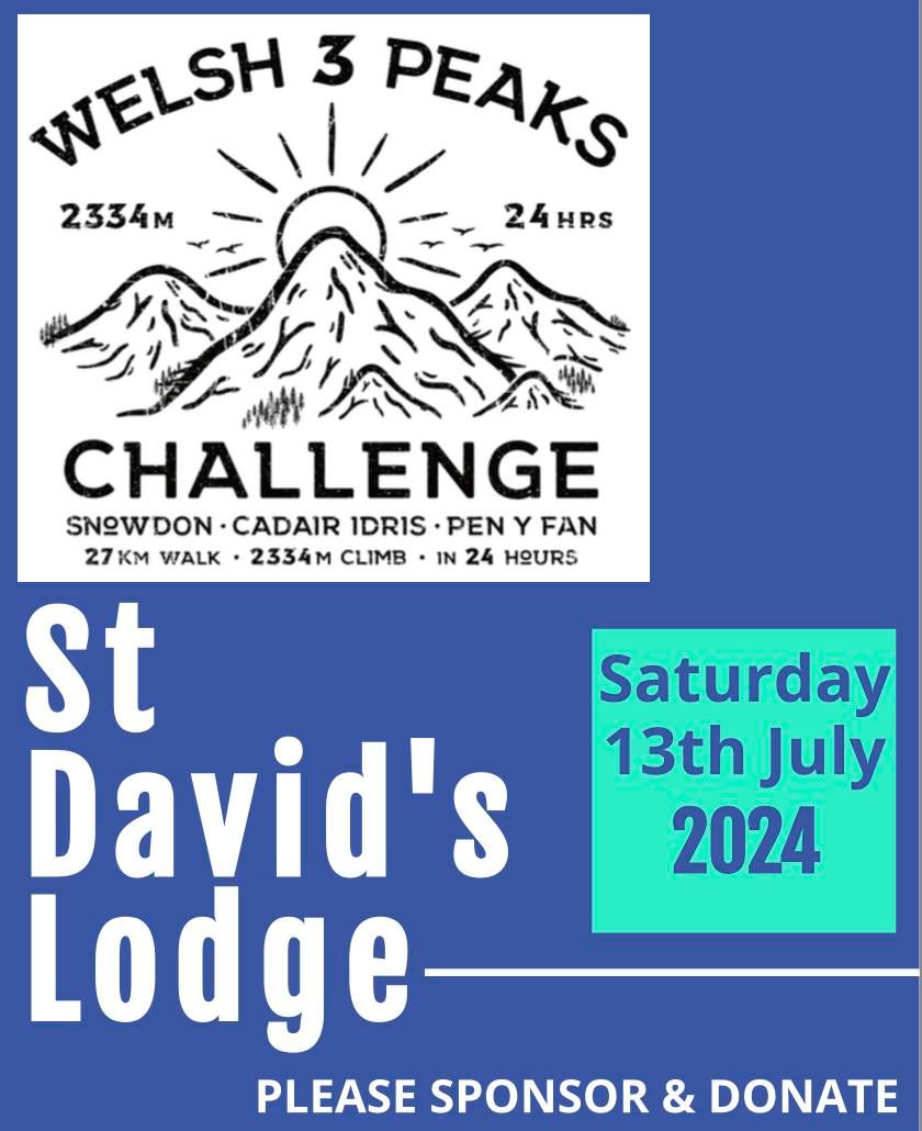 St David's Lodge 366 Welsh 3 Peaks