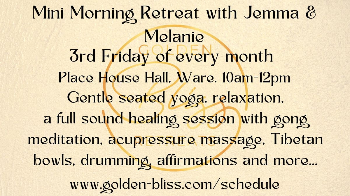 Gentle yoga, meditation & sound healing session, Ware, Herts