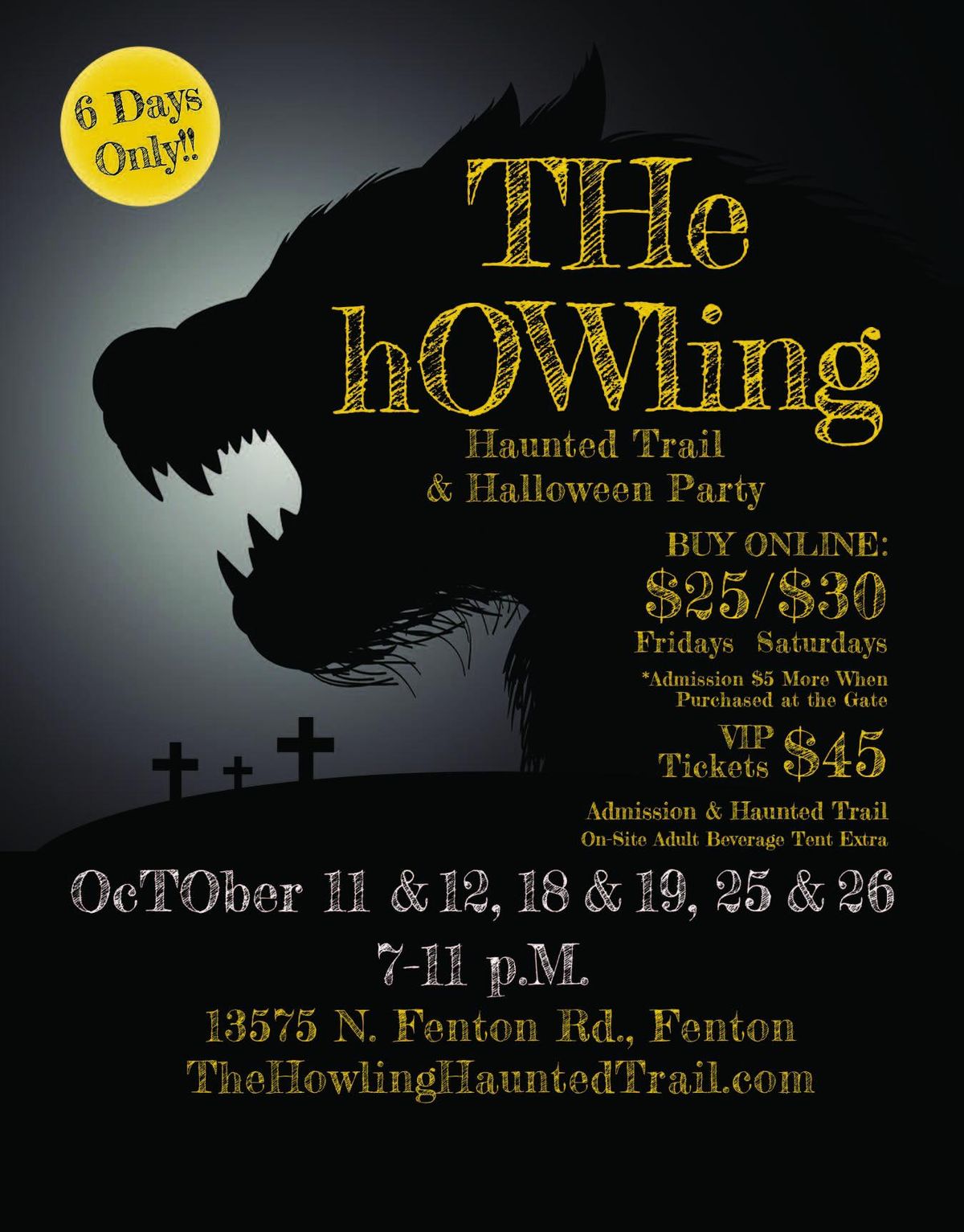 The Howling Haunted Trail & Party