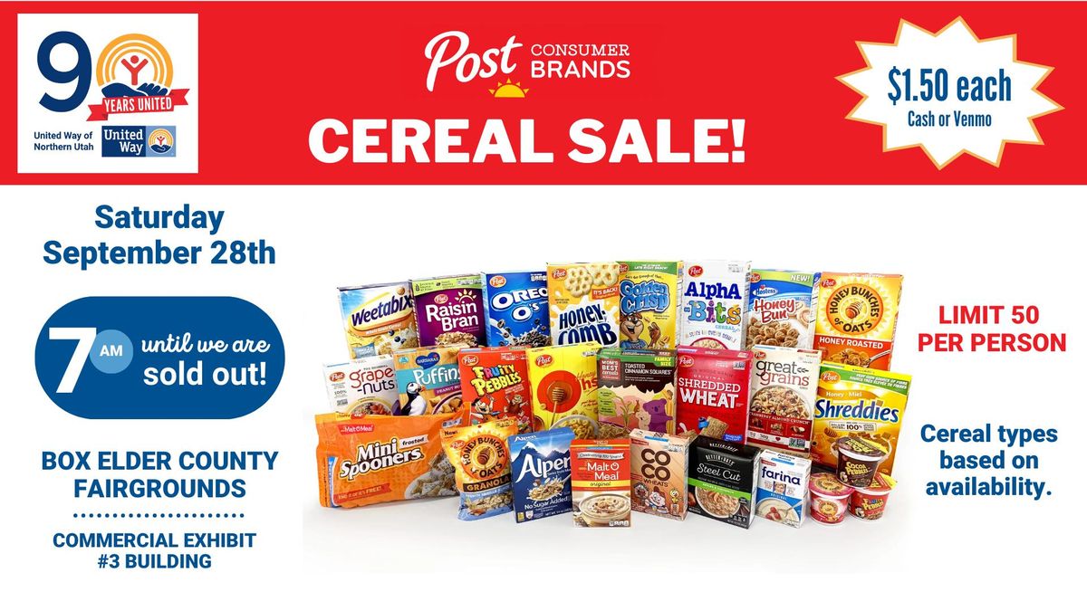 Cereal Sale! 