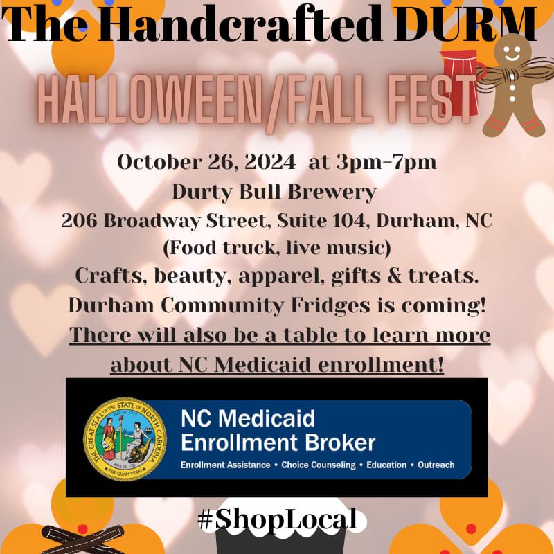 Handcrafted DURM Halloween and Fall Fest Market