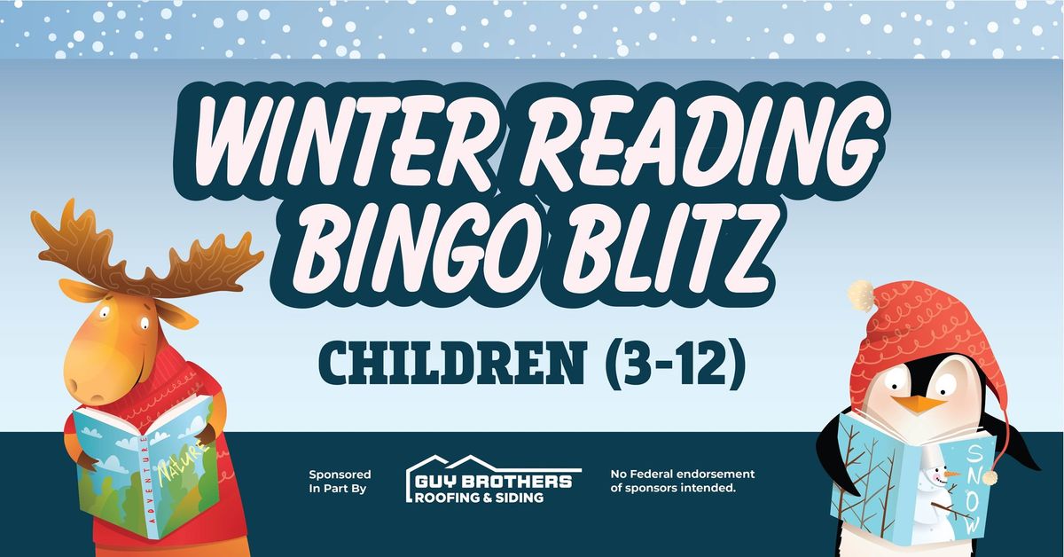 Winter Reading Bingo Blitz Registration Opens! | Children (Ages 3-12)