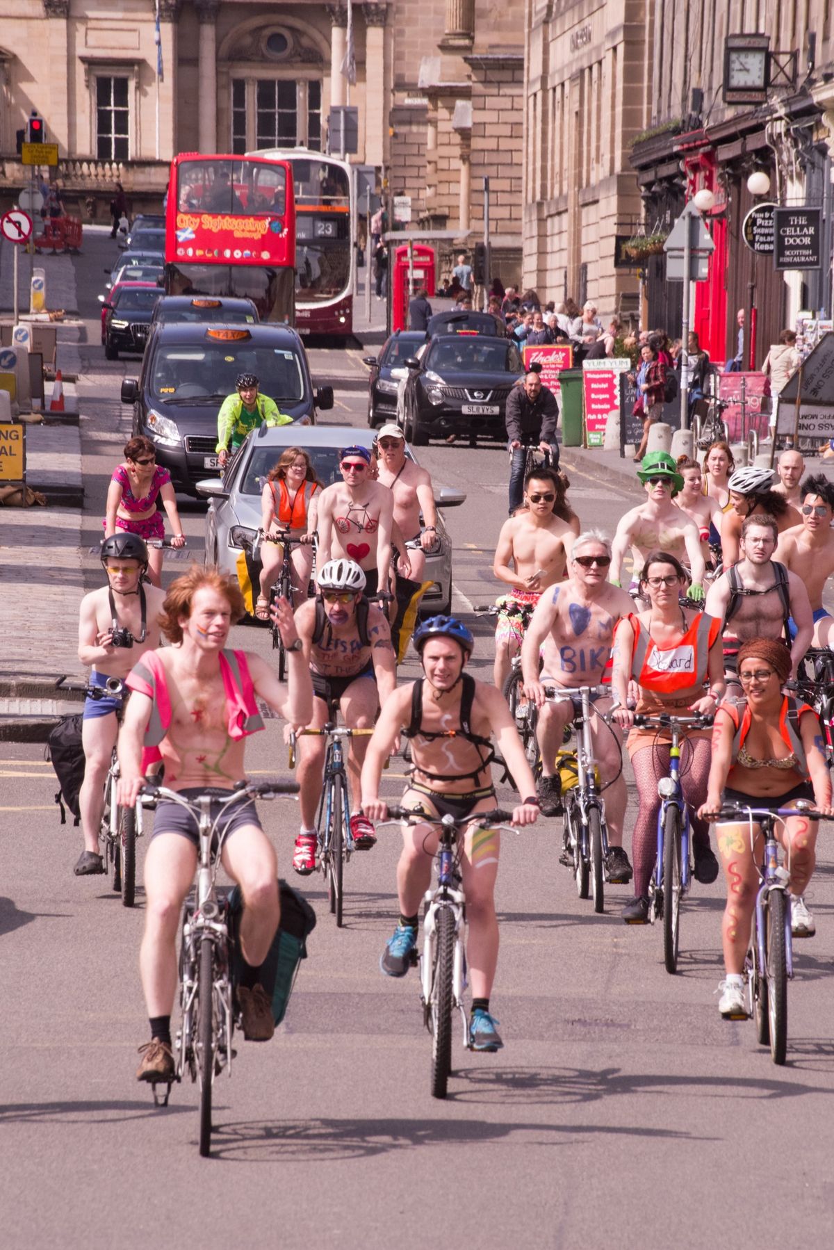 Edinburgh World Naked Bike Ride 2024