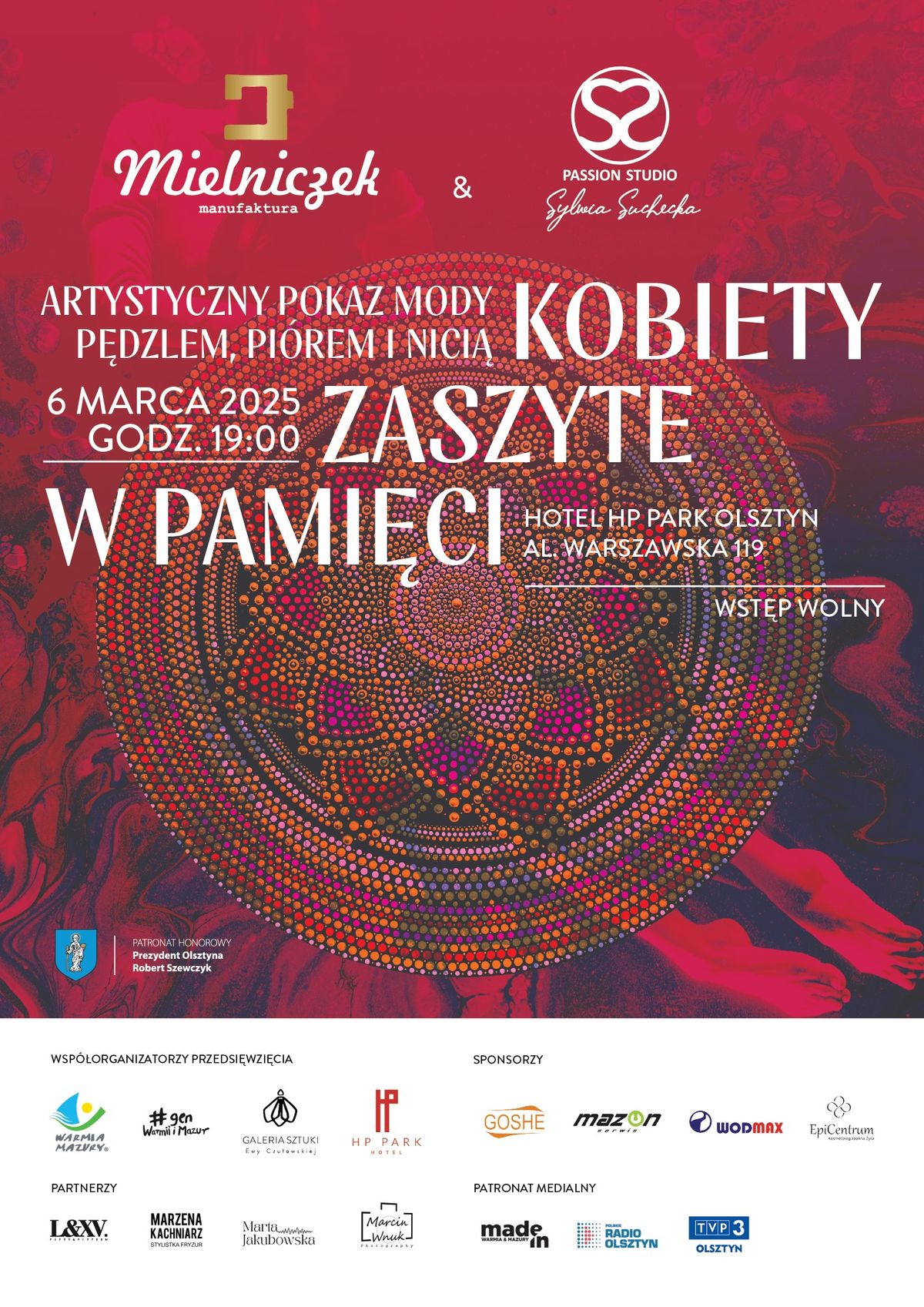 Artystyczny pokaz mody - P\u0119dzlem, pi\u00f3rem i nici\u0105 - Kobiety zaszyte w pami\u0119ci 