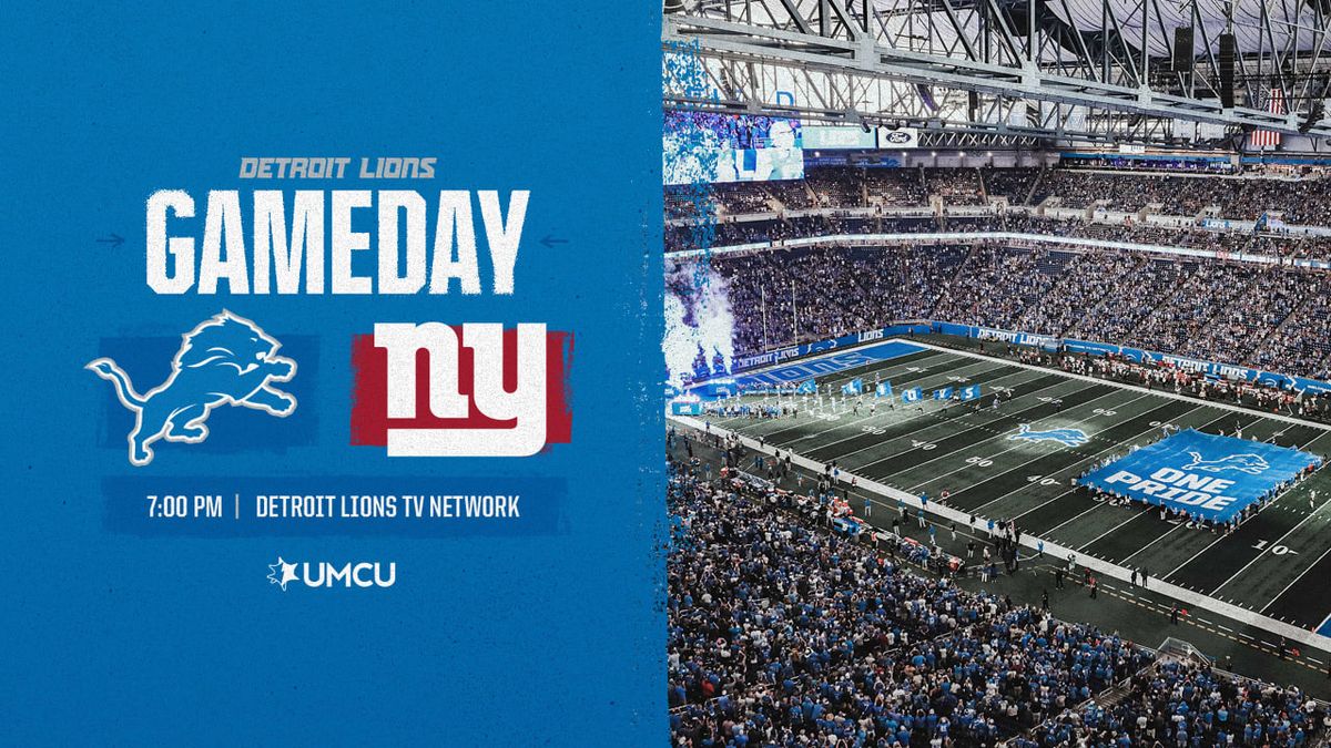 New York Giants at Detroit Lions