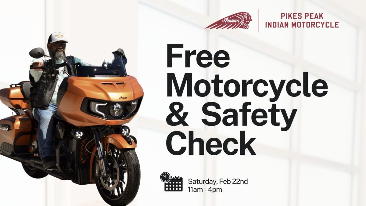 Free Motorcycle and Safety Check