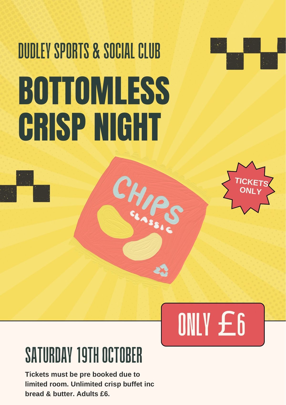 Bottomless Crisps Night