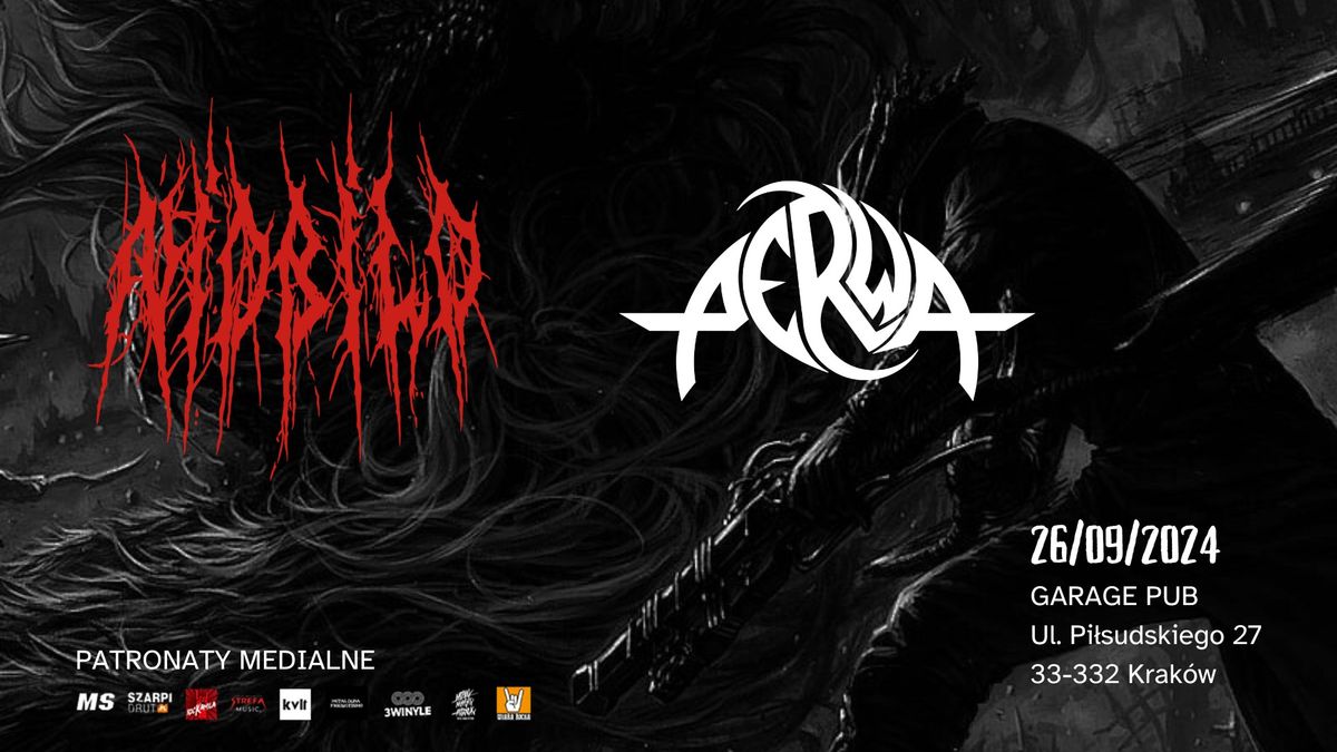 Nidbild (thrash metal, Niemcy) + Perwa (PL) \/ 26.09.24 GARAGE PUB, Krak\u00f3w 