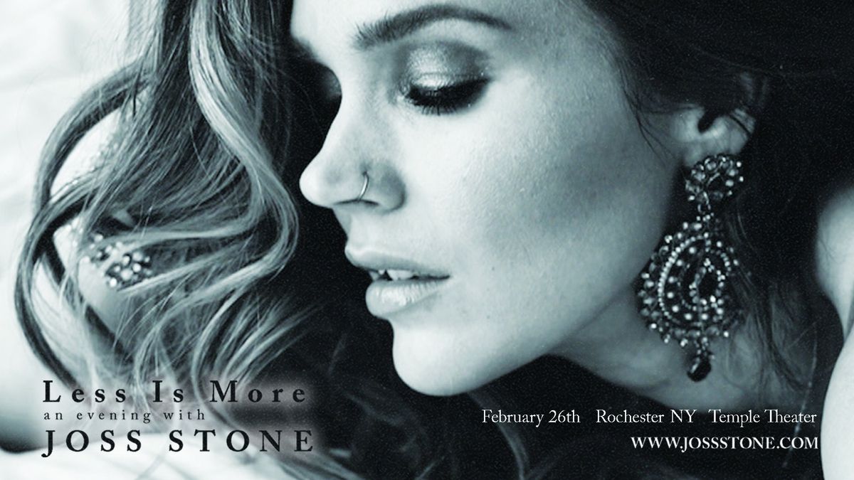 Less Is More, an evening with Joss Stone