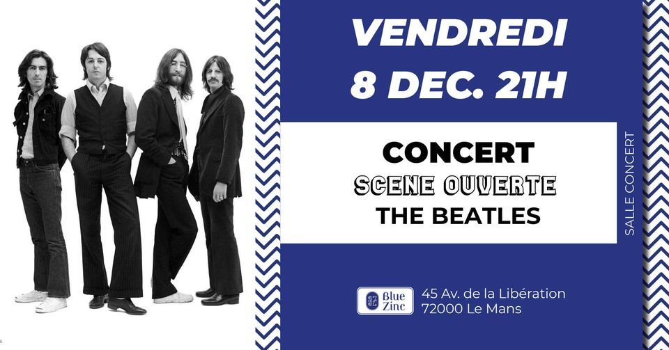 THE BEATLES • Blue Zinc, Blue Zinc, Le Mans, 8 December 2023