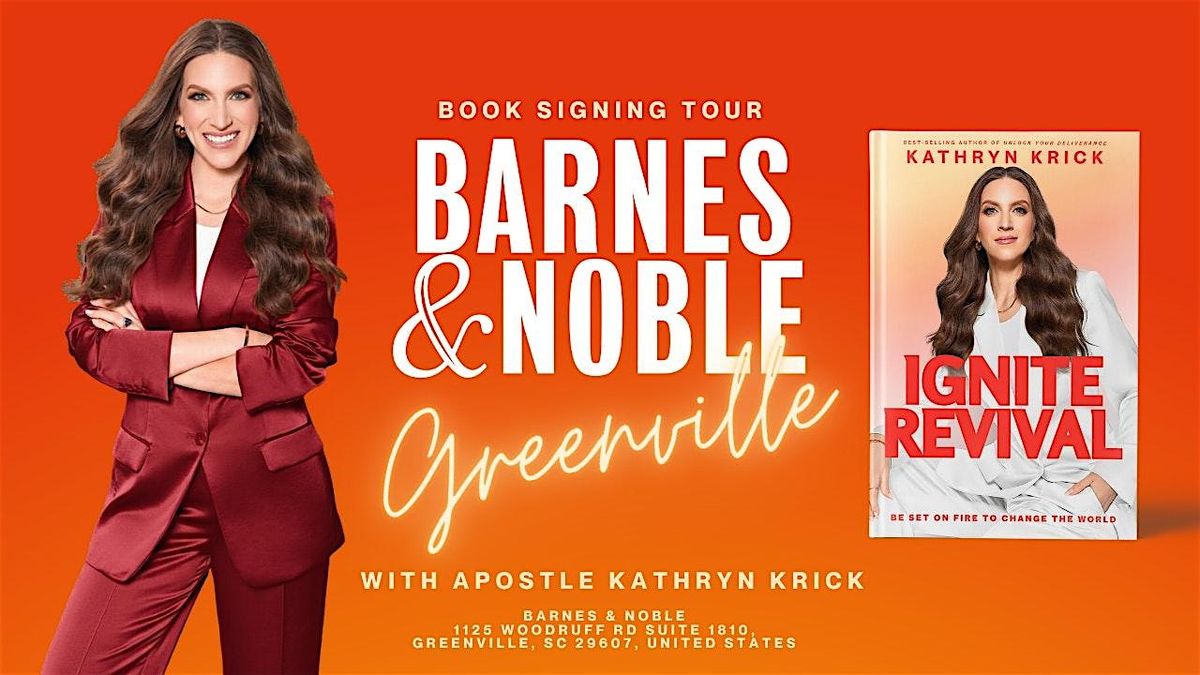 GREENVILLE SOUTH CAROLINA BOOK SIGNING - Barnes & Noble Book Tour