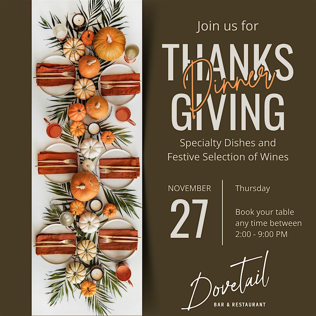 Dovetail Thanksgiving Dinner Experience 2025