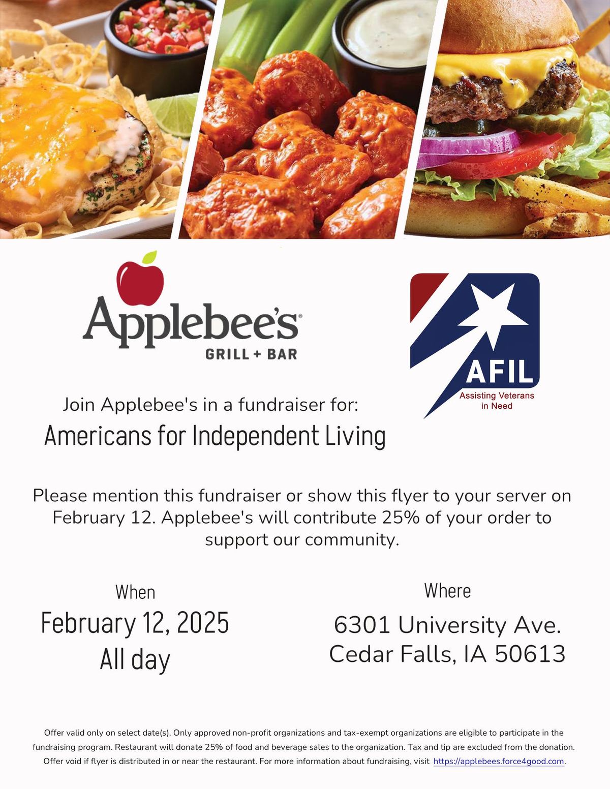 Applebee's Fundraiser